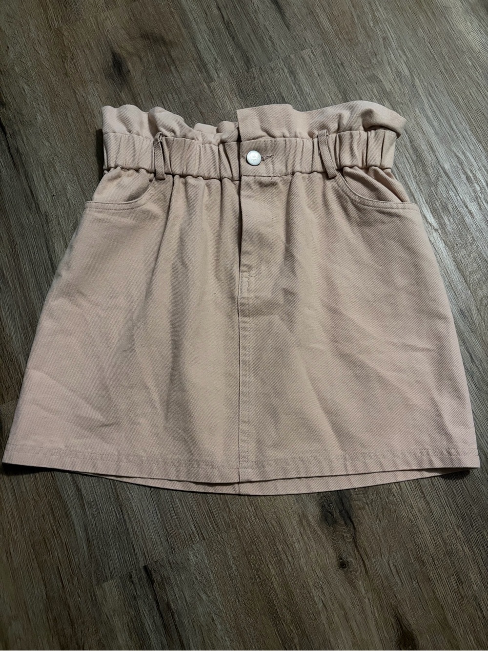 Wild Honey - Blush Paperbag Skirt - Size Small